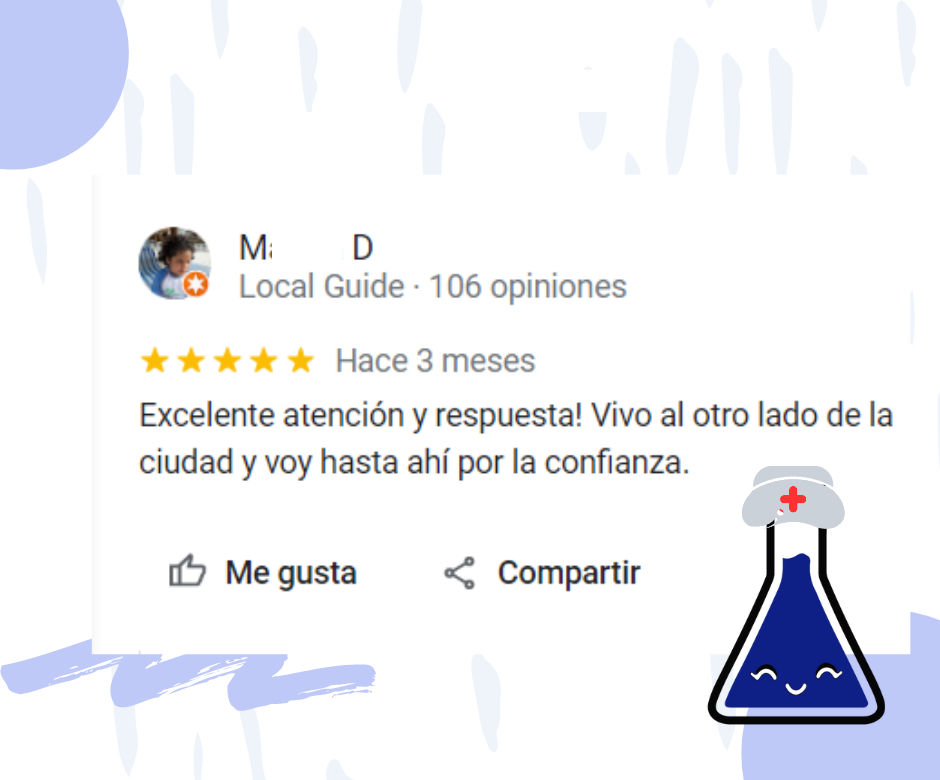 muchas gracias por reviews fb